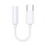 Переходник Jokade JC015 AUX / Type-C белый 10 см