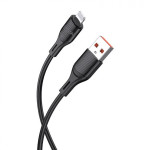 Кабель Kakusiga KSC-953 Lightning 2.4A силиконовый черный 1 м