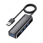 USB-разветвитель Kakusiga KSC-1409-J 4USB 3.0 1.2 м на USB черный
