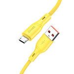 Кабель Jokade JA035 Micro USB 5A силиконовый желтый 1 м