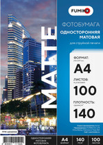 Фотобумага FUMIKO матовая 140гр А4 100л.