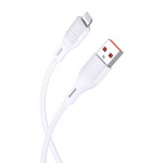 Кабель Kakusiga KSC-953 Lightning 2.4A силиконовый белый 1 м