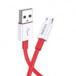 Кабель Kakusiga KSC-952 Micro USB 2.4A силиконовый красный 1 м
