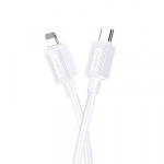 Кабель Jokade JA029 Type-C / Lightning 5А 30W силиконовый белый 1 м