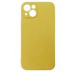 Чехол FUMIKO AT-20 для iPhone 14 силиконовый желтый