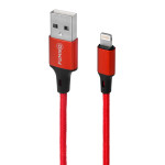 Кабель FUMIKO CA08 Lightning 2.4A красный 1 м