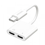 Переходник Jokade JC027 2Type-C / Type-C белый