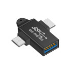 Переходник Dream Z33 OTG USB / Type-C / Micro USB черный