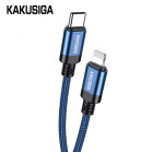 Кабель Kakusiga KSC-970 Type-C / Lightning 3А PD27W синий 1 м