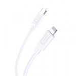 Кабель Kakusiga KSC-963 Type-C / Lightning 3А 20W силиконовый белый 1 м
