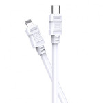 Кабель Kakusiga KSC-806 Type-C / Lightning 3А белый 1 м