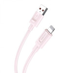 Кабель Kakusiga KSC-963 Lightning 3A силиконовый розовый 1 м