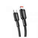 Кабель Kakusiga KSC-984 Type-C / Lightning 3А 27W силиконовый черный 1 м