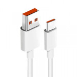 Кабель Xiaomi BHR4915CN Type-C 6A белый 1 м