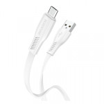 Кабель Borofone BX85 Micro USB 2.4А белый 1 м