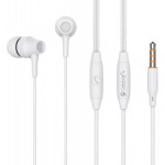 Наушники проводные Celebrat G25 белые