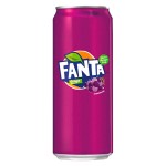 Газированный напиток Fanta Grape со вкусом винограда, 325 мл