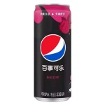 Газированный напиток Pepsi Black Raspberry Zero Sugar со вкусом малины (без сахара), 330 мл