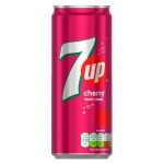 Газированный напиток 7UP Cherry со вкусом вишни, 330 мл
