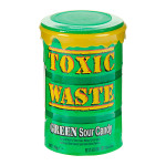 Кислые леденцы Toxic Waste Green Sour Candy (зеленая бочка), 42 г