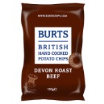 Картофельные чипсы Burts Devon Roast Beef со вкусом жареной говядины, 150 г