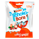 Шоколадные яйца Kinder Schoko-Bons с молочно-ореховой начинкой, 125 г