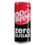 Газированный напиток Dr Pepper Zero Sugar, 330 мл