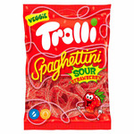 Жевательный мармелад Trolli Sour Strawberry Spaghettini Кислые клубничные спагетти, 100 г