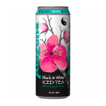 Чёрный и белый холодный чай AriZona Black &amp; White Tea с женьшенем и мёдом, 680 мл