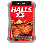 Леденцы Halls XS Sugar Free Cola and Menthol со вкусом колы с ментолом, без сахара, 13,8 г