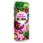 Газированный напиток O’s Bubble Jelly Popping Boba со вкусом персика, улуна и алое вера, 480 мл