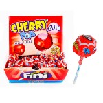 Леденцы на палочке с жевательной резинкой Fini Cherry со вкусом вишни, 16 г