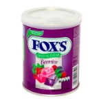 Леденцы Nestle Fox’s Crystal Clear Mix Berries Flavored Candy со вкусом лесных ягод, 180 г