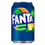 Газированный напиток Fanta Elderflower &amp; Lemon со вкусом бузины и лимоны, 330 мл