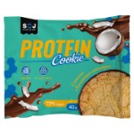 Протеиновое печенье SOJ Protein Cookie с кокосом в молочном шоколаде без сахара, 40 г