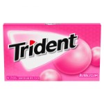 Жевательная резинка Trident Bubble Gum со вкусом Бабл Гам (без сахара) (14 пластинок)