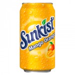 Газированный напиток Sunkist Mango со вкусом манго, 355мл