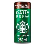 Холодный кофе Starbucks Daily Brew Chocolate с молоком со вкусом шоколада, 250 мл