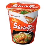 Лапша быстрого приготовления Nongshim Spicy Shrimp со вкусом креветки с острым соусом, 67 г