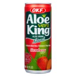 Напиток сокосодержащий OKF Aloe Vera King Strawberry со вкусом клубники, 240 мл