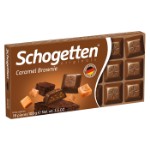 Шоколад Schogetten Caramel Brownie с карамелью, 100 г