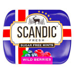 Конфеты Scandic Wild Berries лесные ягоды, без сахара, 14 г