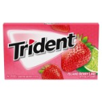 Жевательная резинка Trident Island Berry Lime со вкусом клубники и лайма (без сахара) (14 пластинок)