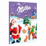 Новогодний подарочный набор шоколадных конфет Milka Advent Calendar, 90 г