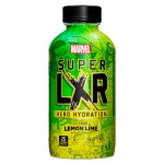 Холодный чёрный чай AriZona Marvel SUPER LXR со вкусом лимона и лайма, 473мл