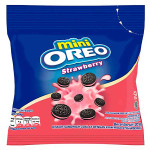 Печенье OREO Mini Strawberry с клубничным кремом, 20,4 г