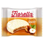 Вафли Fiorella Crunch White в белом шоколаде с лесными орехами, 20 г