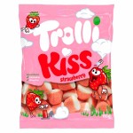 Жевательный мармелад Trolli Strawberry Kiss клубничный поцелуй, 150 г