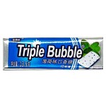 Жевательная резинка Triple Bubble со вкусом мяты, 13,5 г