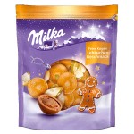 Новогодние шоколадные яйца конфеты Milka Feine Kugeln Lebkuchen Geschmack со вкусом имбирного пряника, 90 г